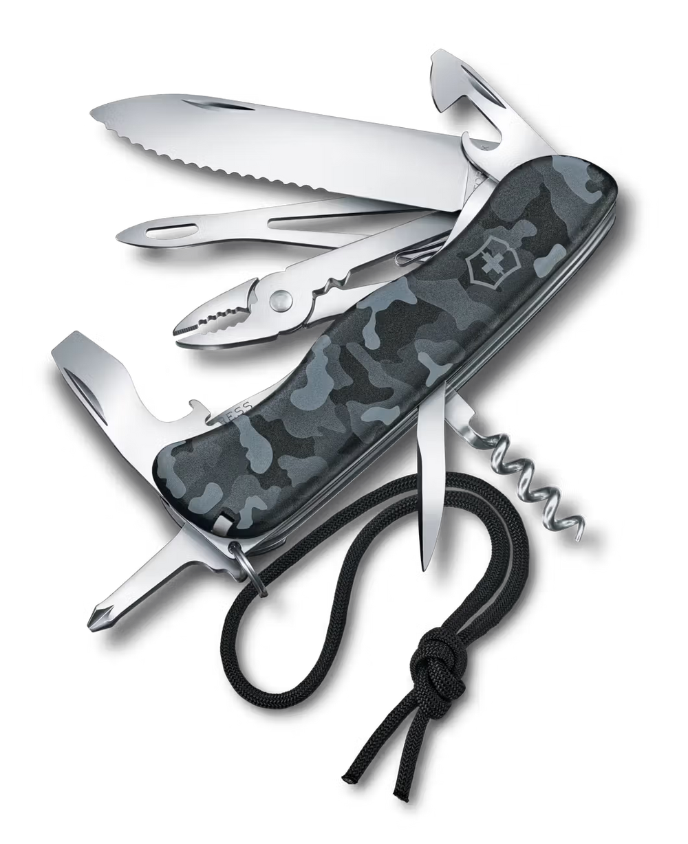 Večnamenski švicarski nož Skipper Navy Camouflage – Victorinox Swiss Made