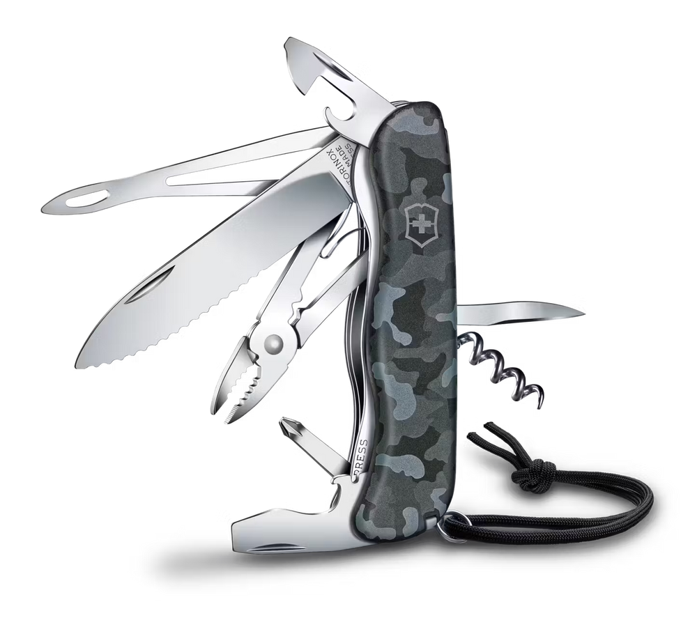 Večnamenski švicarski nož Skipper Navy Camouflage – Victorinox Swiss Made