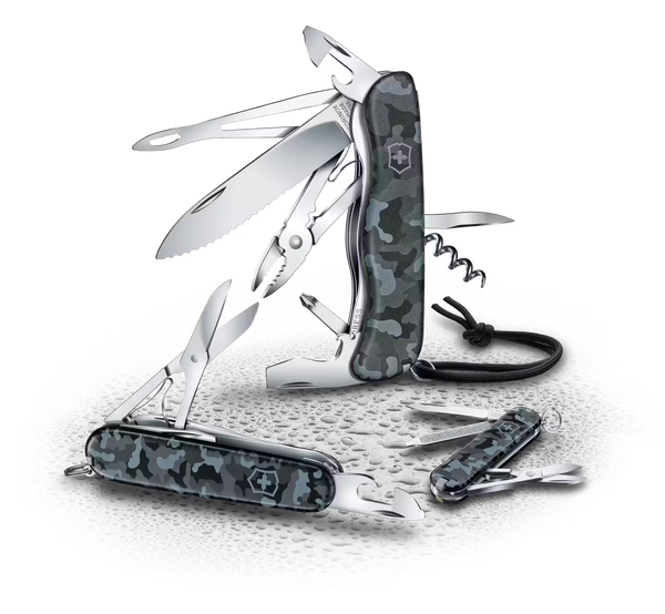 Večnamenski švicarski nož Skipper Navy Camouflage – Victorinox Swiss Made
