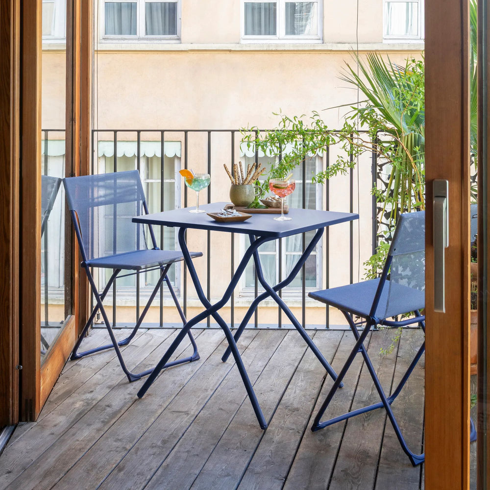 Ultra kompakten zložljiv stol Lafuma Balcony - moder