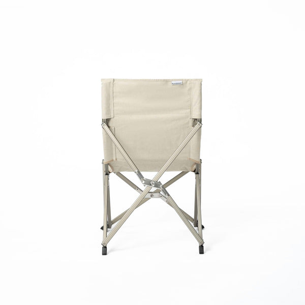 Lahek zložljiv stol Otaku – topla bela