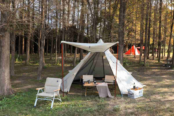 Šotor Night Elf Teepee - peščeno rjav