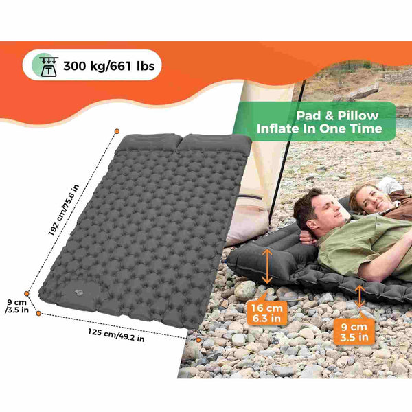 Napihljiva blazina za dve osebi - KingCamp Comfort Duo 9