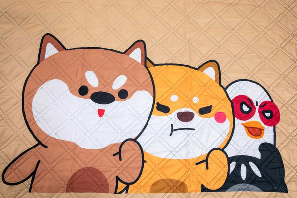 H FAMILY piknik podloga Khaki – velika podloga za otroke in družino