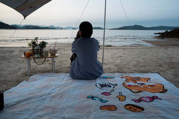 Piknik podloga H FAMILY – velika podloga za otroke in družino