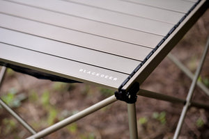 Kompaktna zložljiva aluminijasta miza Egg Roll SMALL - siva