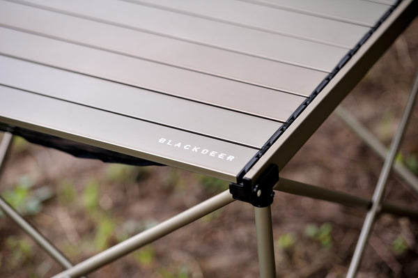 Kompaktna zložljiva aluminijasta miza Egg Roll SMALL - siva