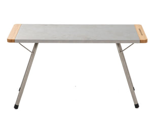 Border nerjaveča stranska miza – bambus & jeklo