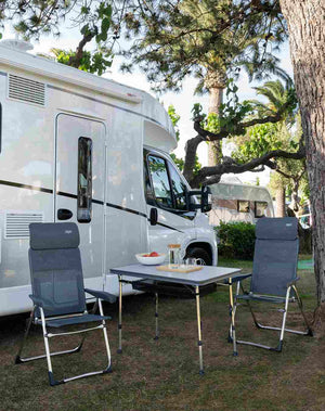 Kamping stol Crespo - AL/213 extra compact temno siv