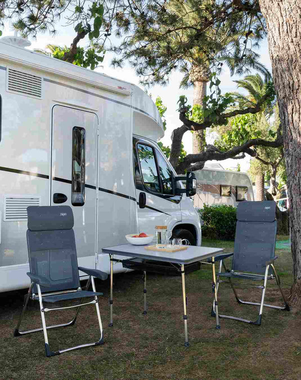 Kamping stol Crespo - AL/213 extra compact temno siv