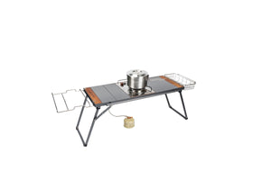 Zložljiva aluminijasta miza Glacier za kampiranje - z modularno zasnovo