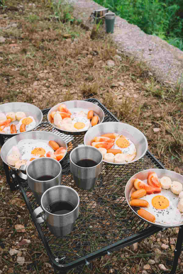 Globok krožnik iz nerjavečega jekla