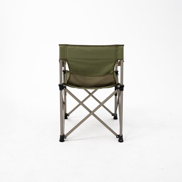 Aluminijasti zložljiv režiserski stol – olivno zelen
