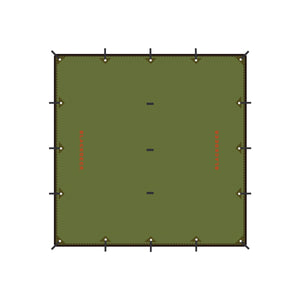 Lahka taktična ponjava Jungle 300 × 300 cm