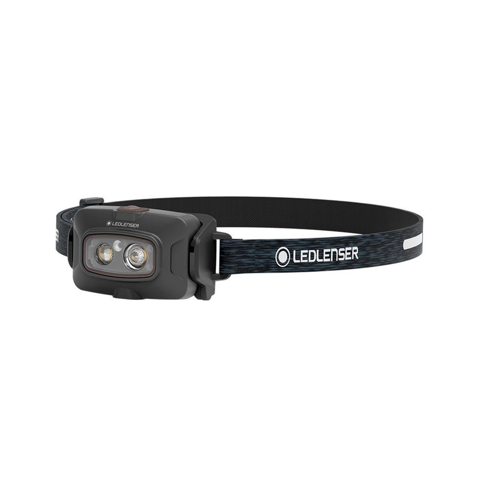 Naglavna svetilka - Ledlenser HF4R Core 500 lumnov črna