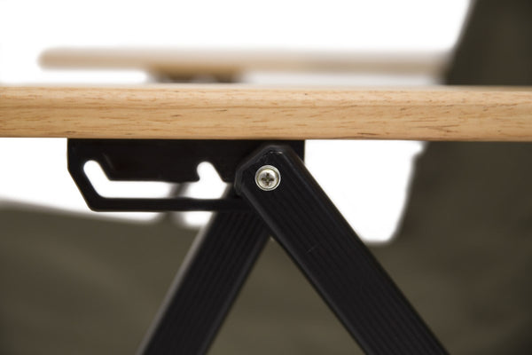 Shiyi visok naslanjač z nastavljivim nagibom – vojaško zelen