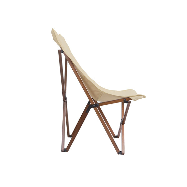 NATURE bukov zložljiv stol – khaki