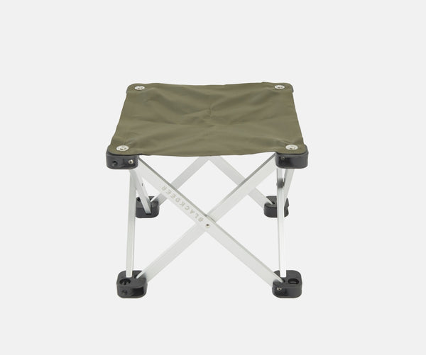 Aluminijast kvadratni zložljiv stolček MAX – temno zelen