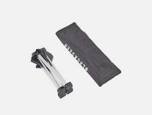 Aluminijast kvadratni zložljiv stolček MAX – temno zelen