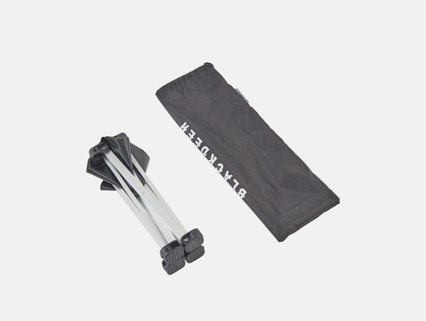 Aluminijast kvadratni zložljiv stolček MAX – temno zelen