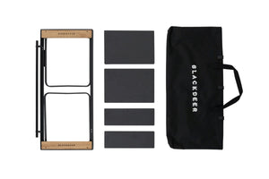 Zložljiva aluminijasta miza Glacier za kampiranje - z modularno zasnovo