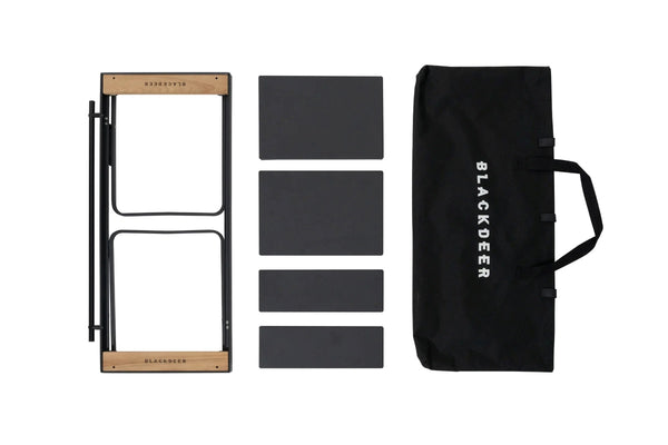 Zložljiva aluminijasta miza Glacier za kampiranje - z modularno zasnovo