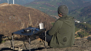 Ultralahka zložljiva miza - Geometric