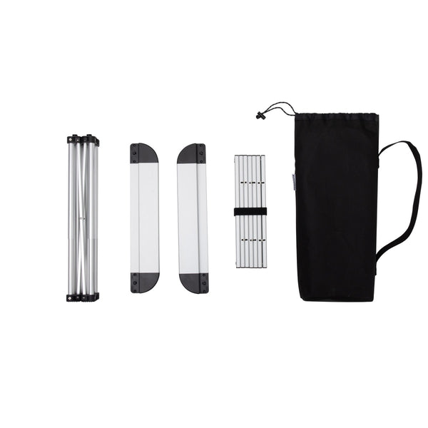 Kvadratna aluminijasta zložljiva miza - majhna