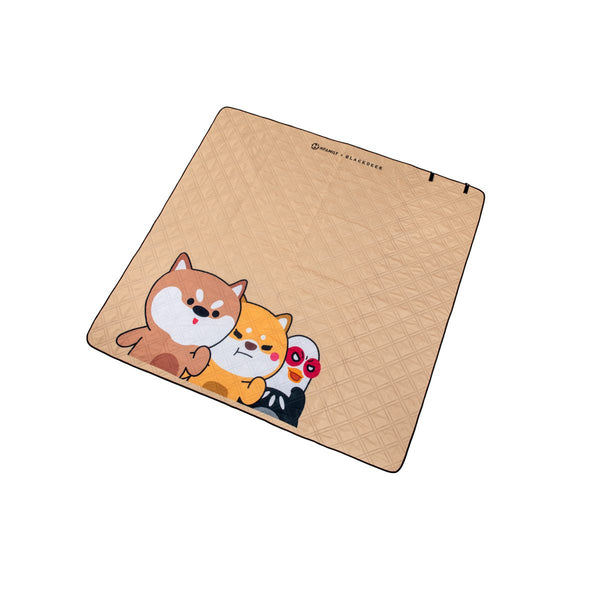 H FAMILY piknik podloga Khaki – velika podloga za otroke in družino