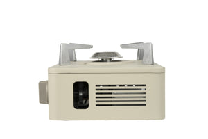 Prenosni plinski štedilnik Outing – peščeno siv