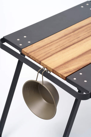 Majhna Frontier zložljiva aluminijasta miza – kompaktna in lahka