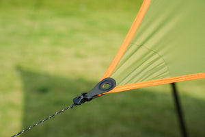 Velika ponjava Shady - lahka šesterokotna ponjava 450 × 450 cm