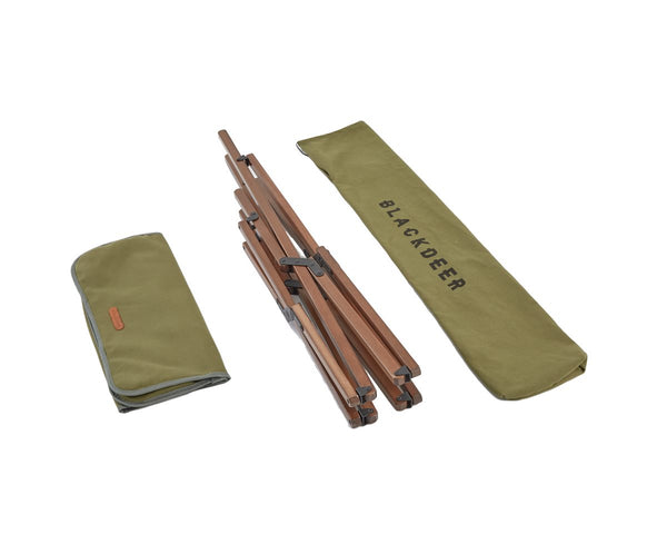 NATURE bukov zložljiv stol – zelen