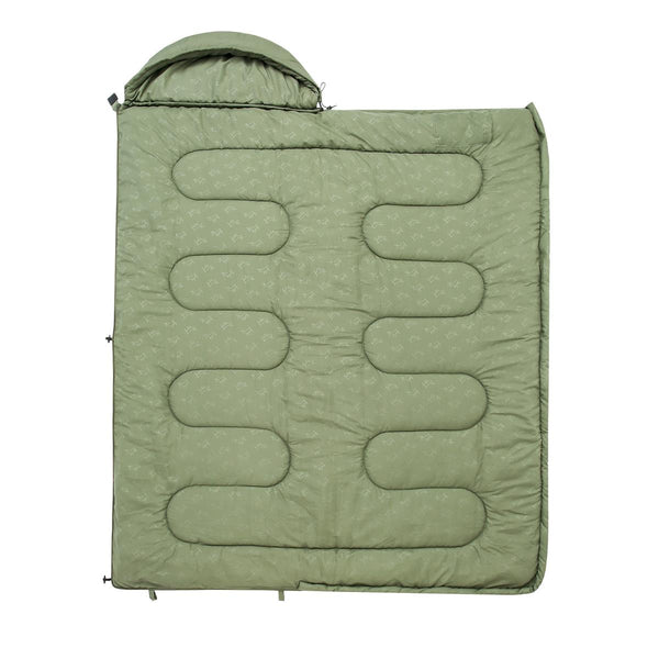 Spalna vreča Dreamland Ochre - Zelena (190 + 30) × 80 cm