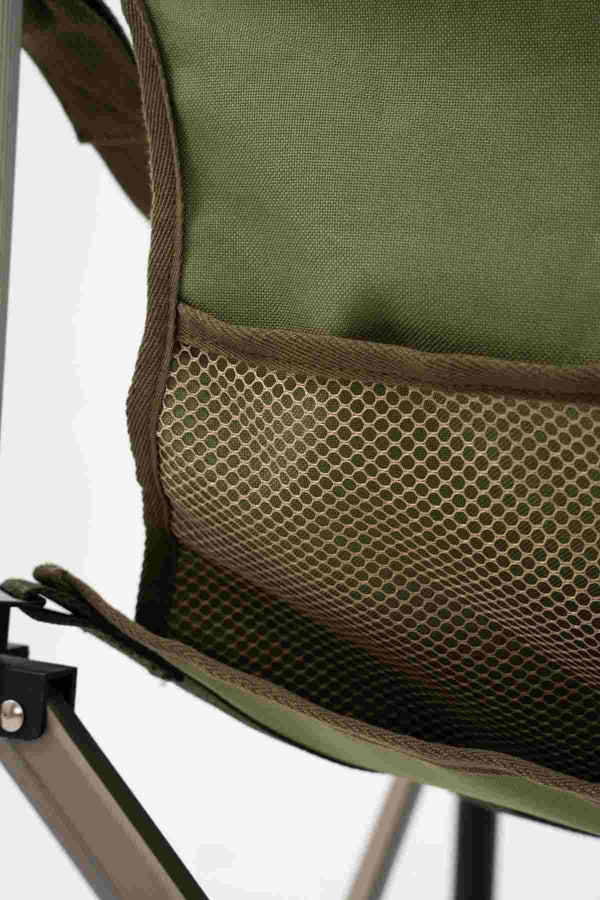Aluminijasti zložljiv režiserski stol – olivno zelen