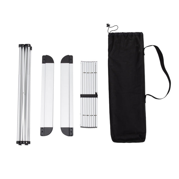 Kvadratna zložljiva aluminijasta miza - srednja