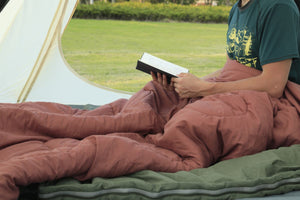 Spalna vreča Dreamland Ochre - Oranžna (190 + 30) × 80 cm