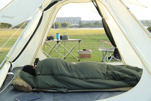 Spalna vreča Dreamland Ochre - Zelena (190 + 30) × 80 cm