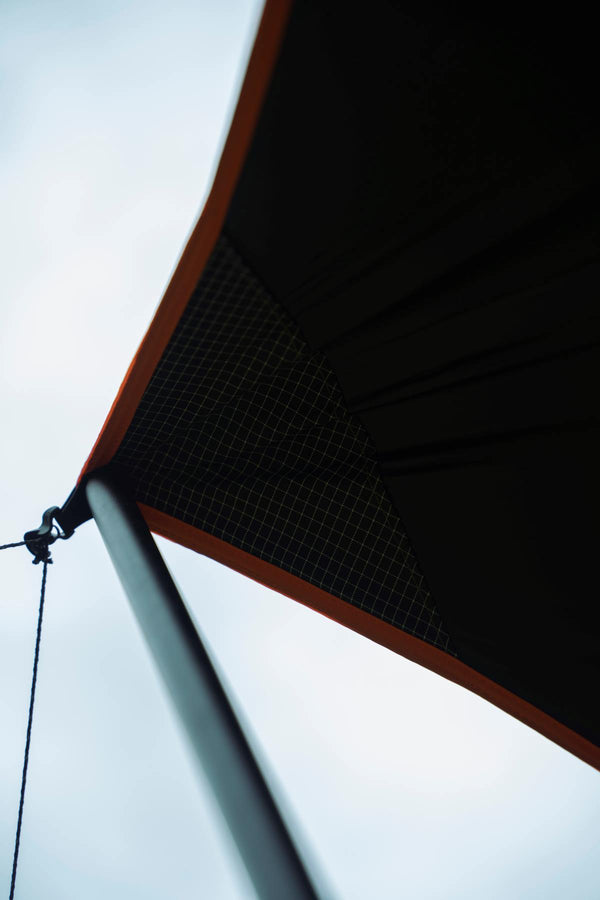 Velika ponjava Shady - lahka šesterokotna ponjava 450 × 450 cm