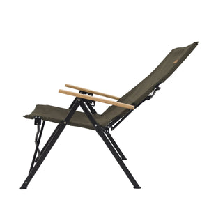 Shiyi visok naslanjač z nastavljivim nagibom – vojaško zelen