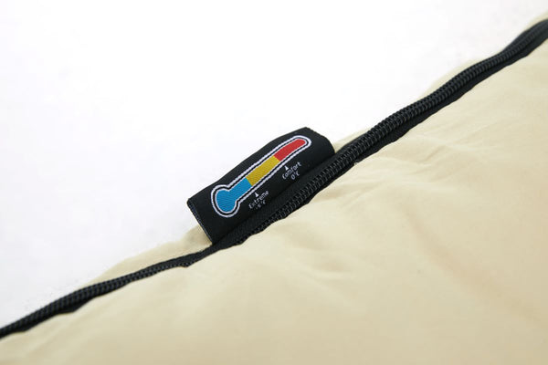 Bombažna spalna vreča - Dreamer - bež (190 + 30) × 90 cm