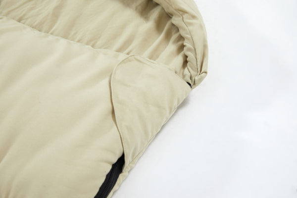 Bombažna spalna vreča - Dreamer - bež (190 + 30) × 90 cm