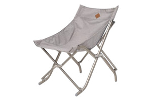 Breeze udoben zložljiv stol – siv