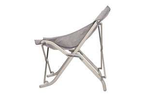 Breeze udoben zložljiv stol – siv