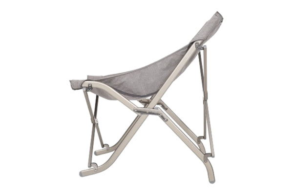 Breeze udoben zložljiv stol – siv