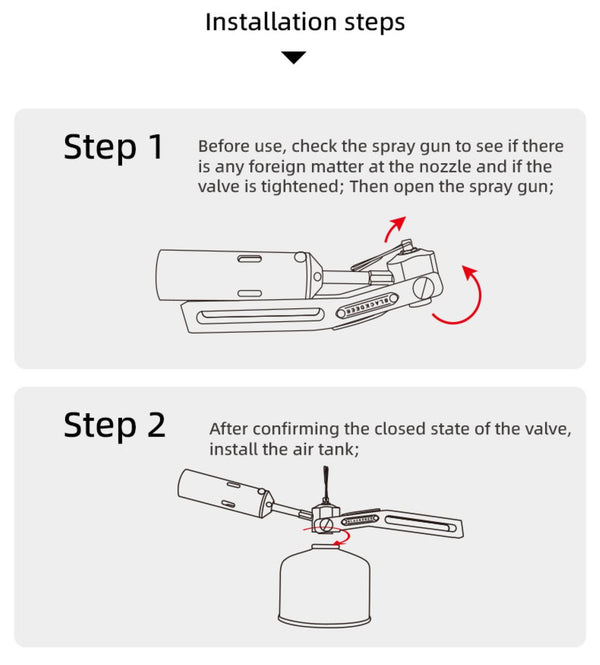 Zložljiv plinski gorilnik - Torch