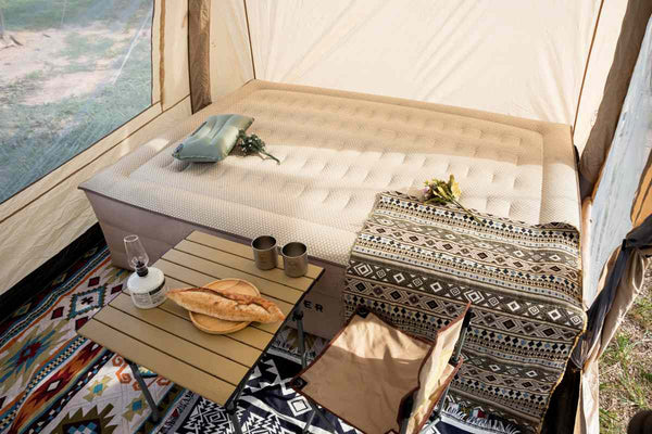 Visoka napihljiva postelja - ležišče Fun z vgrajeno električno tlačilko