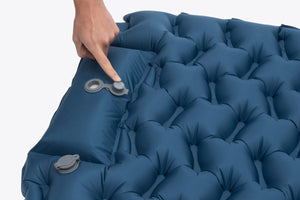 Napihljiva blazina Honeycomb Push-type (zelena) - 190 × 60 × 5 cm