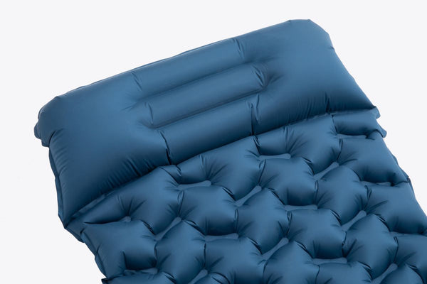 Napihljiva blazina Honeycomb Push-type - modra 190 × 60 × 5 cm