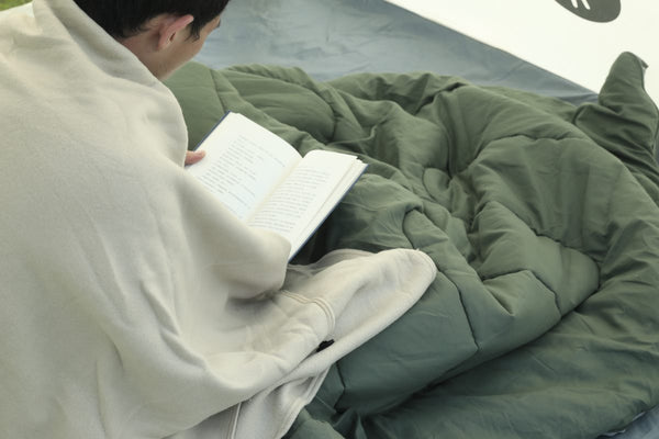 Spalna vreča Dreamland Ochre - Zelena (190 + 30) × 80 cm